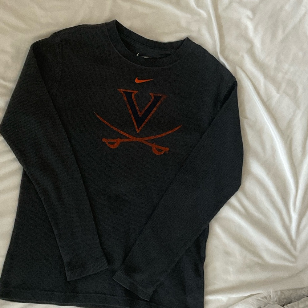 Nike Black Shirt with Orange Graphic
